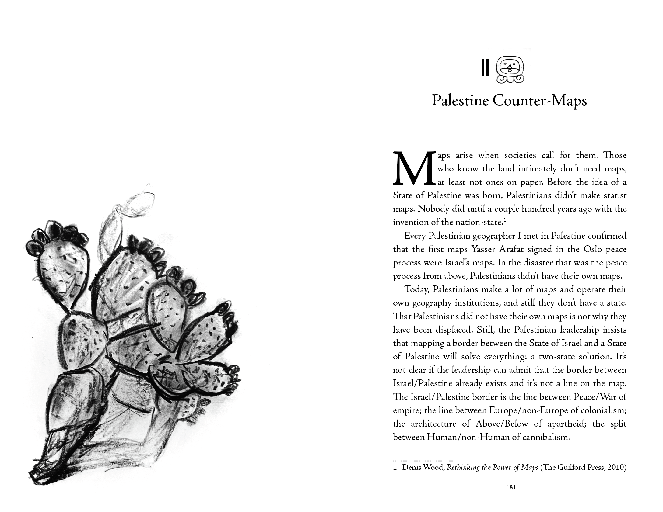 First spread of Chapter 10 - "Palestine Counter-Maps" 