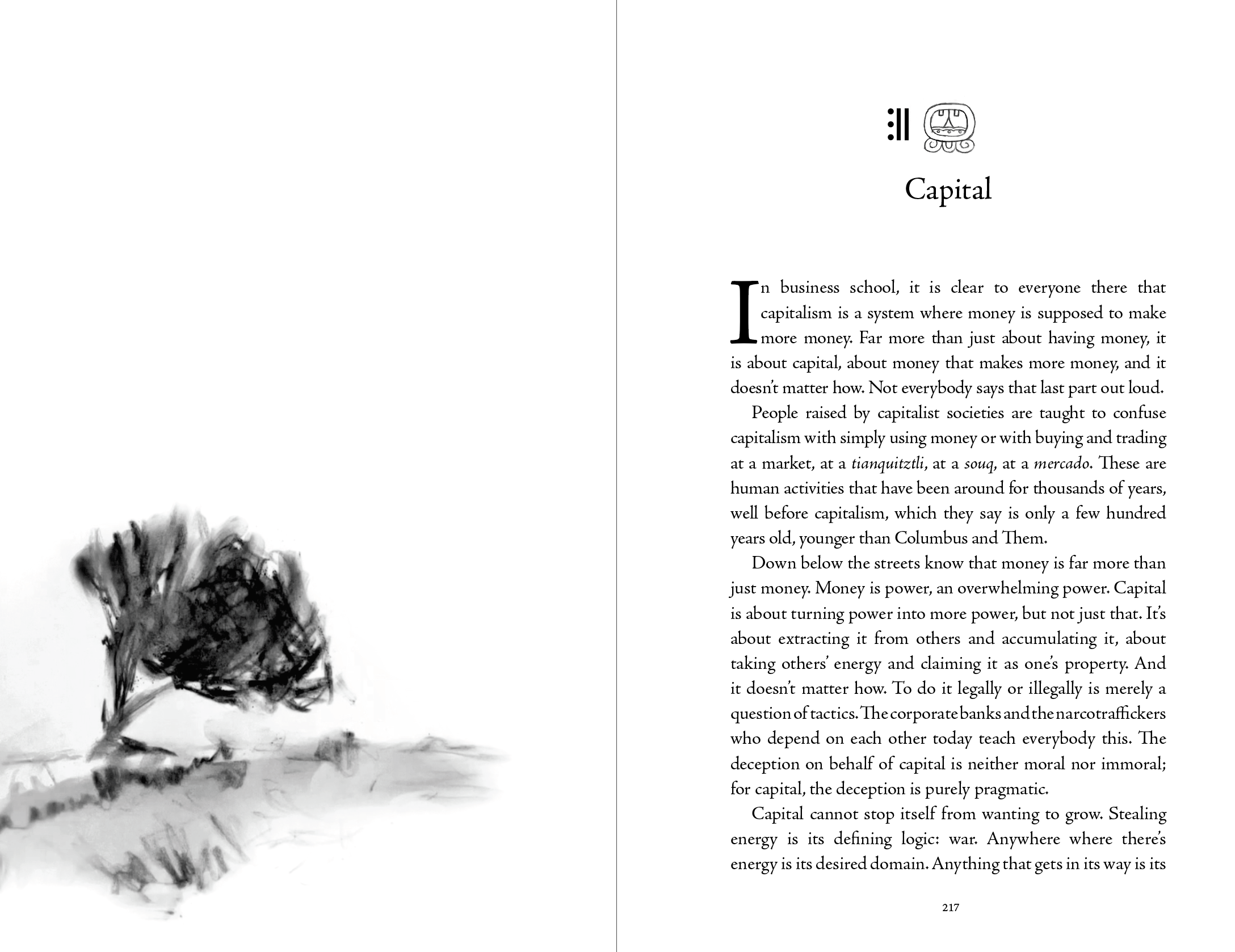 First spread of Chapter 13 - "Capital: