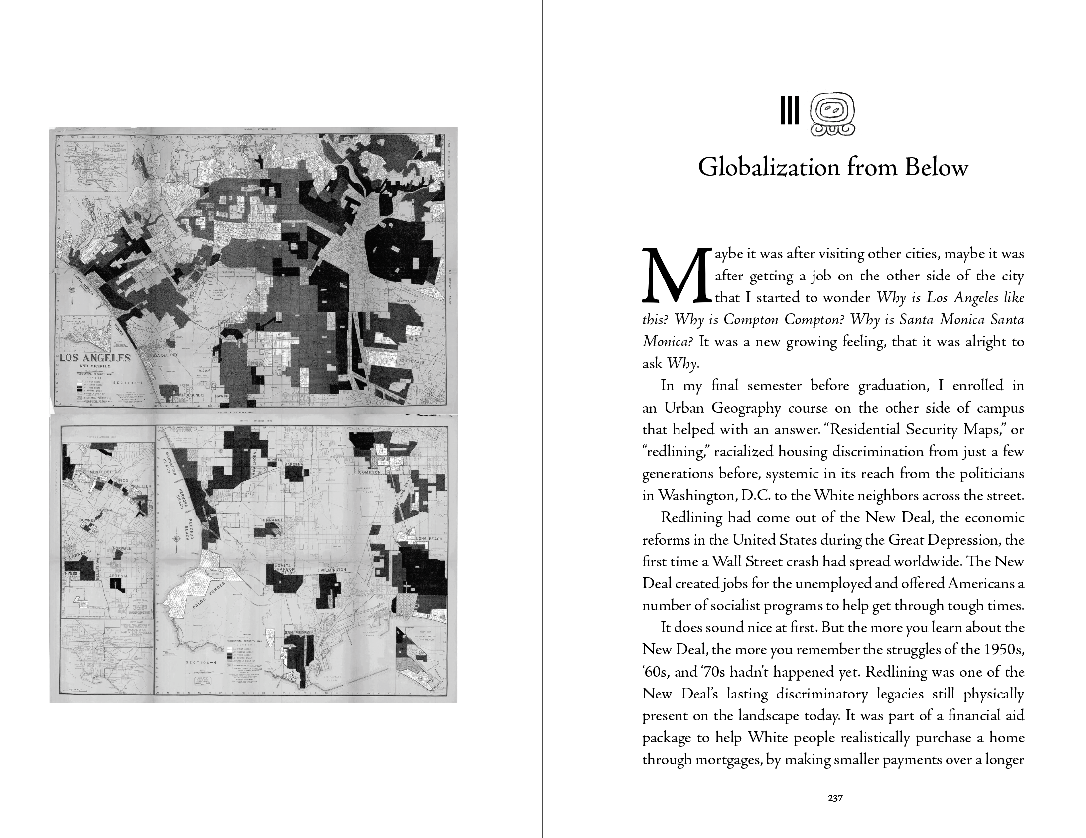 First spread of Chapter 15 - "Globalization from Below" 